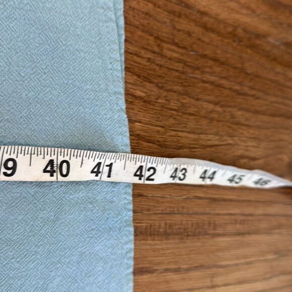 Universal thread blue smocked waist tie puff sleeve dress M - Picture 8 of 12